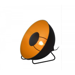 ALVARO ΕΠΙΤΡΑΠΕΖΙΑ ΛΑΜΠΑ E27 / 40W O 31CM ΜΑΥΡΟ / ΣΑΤΙΝΕ ΟΡΕΙΧΑΛΚΟ