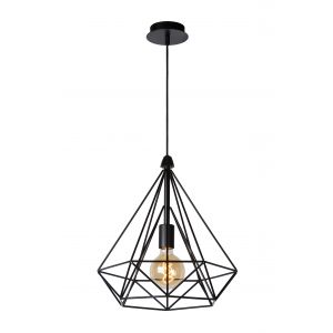 RICKY ΜΕΝΤΑΓΙΟΝ E27 D37,5 H39CM ΜΑΥΡΟ