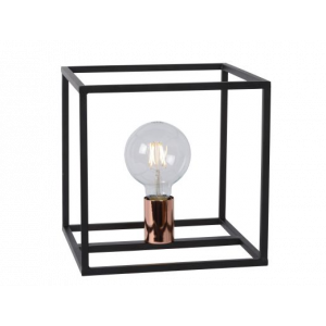 ΕΠΙΤΡΑΠΕΖΙΑ ΛΑΜΠΑ ARTHUR E27 25/25 / 25CM ΜΑΥΡΟ