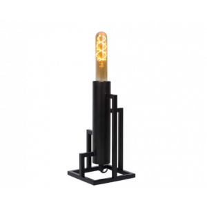 ΕΠΙΤΡΑΠΕΖΙΑ ΛΑΜΠΑ ZILDA E27 / 40W L12 W12 H25CM ΜΑΥΡΟ