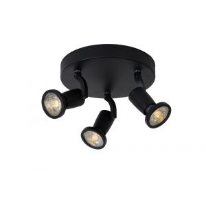 JASTER LED SPOT 3XGU10 / 5W ΜΕ 350LM ΜΑΥΡΟ