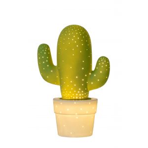 ΕΠΙΤΡΑΠΕΖΙΟ ΦΩΤΙΣΤΙΚΟ CACTUS ΚΕΡΑΜΙΚΟ E14 H30,5 O20CM ΠΡΑΣΙΝΟ