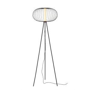 CARBONY FLOORLAMP LED 5W 2700K ΜΑΥΡΟ