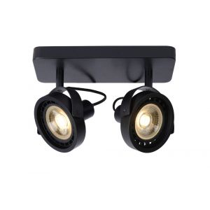 TALA LED SPOT 2X GU10 / 12W DTW ΜΑΥΡΟ