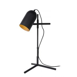 EDEK ΕΠΙΤΡΑΠΕΖΙΑ ΛΑΜΠΑ E27 / 40W ΜΑΥΡΟ