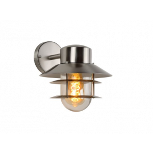 ZICO WALL LIGHT IP44 - 1X E27 - SATIN CHROME