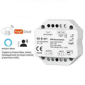 ΔΙΑΚΟΠΤΗΣ ΟΝ/OFF WIFI TUYA-RF-PUSH