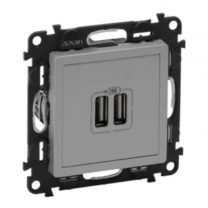 VLIFE ΠΡ 2ΧUSB ΦΟΡΤ 1500MA ALUM