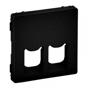 VLIFE ΠΛΑΚ 2ΧRJ11/RJ45 BLACK