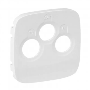 VALLURE ΠΛΑΚ TV-R-SAT WHITE