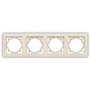 Πλαίσιο Τετραπλό Μπέζ