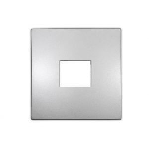 Πλακίδιο Πρίζας Τηλεφώνου RJ11 Ασημί