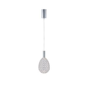 ΦΩΤΙΣΤΙΚΟ ΜΕΤΑΛΛΟ ΜΟΝΟΦΩΤΟ ΟΒΑΛ LED 6.3W 648Lm 3000K Φ140x1588mm ΑΣΗΜΙ ARTE ILLUMINA PERFORATO