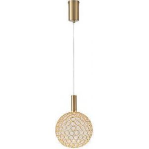 ΦΩΤΙΣΤΙΚΟ ΜΕΤΑΛΛΟ ΜΟΝΟΦΩΤΟ ΟΒΑΛ LED 6.3W 648Lm 3000K Φ200x1388mm ΧΡΥΣΟ ARTE ILLUMINA PERFORATO