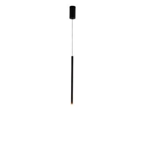 ΦΩΤΙΣΤΙΚΟ ΚΡΕΜΑΣΤΟ ΑΛΟΥΜΙΝΙΟ LED 3W 180Lm 3000K Φ50X1200mm ΜΑΥΡΟ ARTE ILLUMINA CASCADE