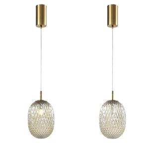 ΦΩΤΙΣΤΙΚΟ ΚΡΕΜΑΣΤΟ ΓΥΑΛΙ 1XE27 Max 15w  150X230mm ΛΕΥΚΟ ARTE ILLUMINA CANDY