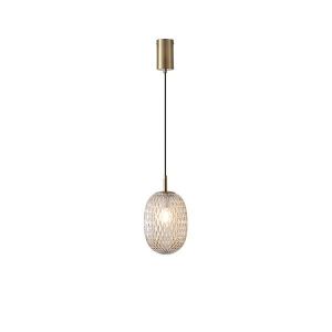 ΦΩΤΙΣΤΙΚΟ ΚΡΕΜΑΣΤΟ ΓΥΑΛΙ 1XE27 Max 15w  150X230mm ΚΟΝΙΑΚ ARTE ILLUMINA CANDY