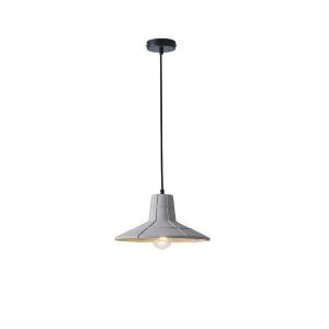 ΦΩΤΙΣΤΙΚΟ ΚΡΕΜΑΣΤΟ  ΤΣΙΜΕΝΤΟ 1xΕ27 Max15W 320X320X160mm ΓΚΡΙ ARTE ILLUMINA ARME