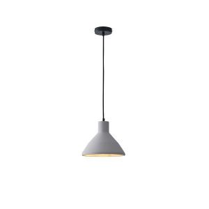 ΦΩΤΙΣΤΙΚΟ ΚΡΕΜΑΣΤΟ ΤΣΙΜΕΝΤΟ 1xΕ27 Max15W 240X240X200mm ΓΚΡΙ ARTE ILLUMINA YESO