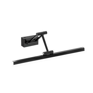 ΦΩΤΙΣΤΙΚΟ ΜΠΑΝΙΟΥ ΑΛΟΥΜΙΝIΟ 14W 720Lm 3CCT(3000-4000-6000K) 400mm(βάση 80X40mm) IP44 ΜΑΥΡΟ ARTE ILLUMINA LANO