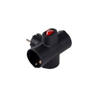 ΣΟΥΚΟ 3 ΕΞΟΔΩΝ (ΣΤΑΥΡΟΣ) ΟΡΙΖΟΝΤΙΟ ΜΕ ΔΙΑΚΟΠΤΗ ΚΑΙ ΠΡΟΣΤΑΣΙΑ ΕΠΑΦΩΝ ΜΑΥΡΟ