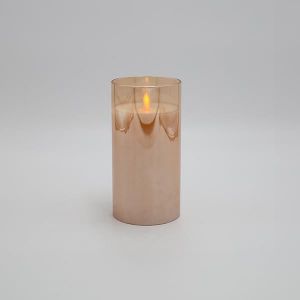 ΚΕΡΙ ΜΠΑΤΑΡΙΑΣ ΜΕ ΚΙΝΗΣΗ ΣΤΗ ΦΛΟΓΑ, ΜΕ ΓΥΑΛΙ, ΜΕΛΙ, ΜΕ ΧΡΟΝΟΔΙΑΚΟΠΤΗ, 7,5x15cm