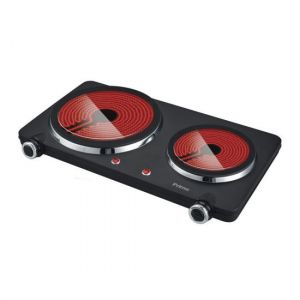 ΚΕΡΑΜΙΚΗ ΕΣΤΙΑ ΔΙΠΛΗ PRCP-40252 PRIMO 16.5ΕΚ.-1000W + 22ΕΚ.-1500W ΜΑΥΡΗ