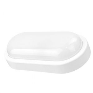 ΦΩΤΙΣΤΙΚΟ B74325 SUNFOS LED OVAL 15W 1200LM 6500K ΕΞΩΤΕΡΙΚΩΝ ΧΩΡΩΝ IP54 MICROWAVE SENSOR ΛΕΥΚΟ