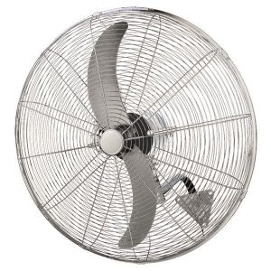 Ανεμιστήρας Μεταλλικός Τοίχου Φ66 Μαύρος 180W