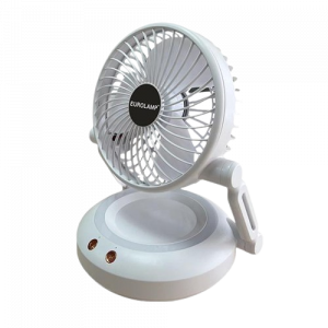 ΑΝΕΜΙΣΤΗΡΑΣ ΕΠΙΤΡΑΠΕΖΙΟΣ-ΕΠΙΤΟΙΧΟΣ  ΑΝΑΔΙΠΛΟΥΜΕΝΟΣ ΕΠΑΝΑΦΟΡΤΙΖΟΜΕΝΟΣ ΜΕ LED ΦΩΣ ΚΑΙ ΠΕΡΙΣΤΡΟΦΗ Φ16 ΛΕΥΚΟΣ