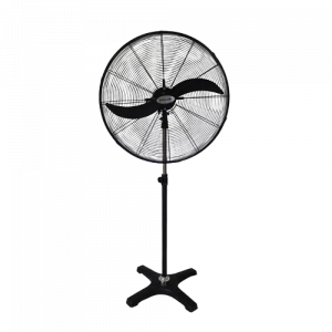 ΑΝΕΜΙΣΤΗΡΑΣ ΒΙΟΜΗΧΑΝΙΚΟΣ ΜΕΤΑΛΛΙΚΟΣ ΜΕ ΟΡΘΟΣΤΑΤΗ ΜΑΥΡΟΣ Φ71 160W ΜΕ ΔΙΑΚΟΠΤΗ ΠΕΡΙΣΤΡΟΦΗΣ