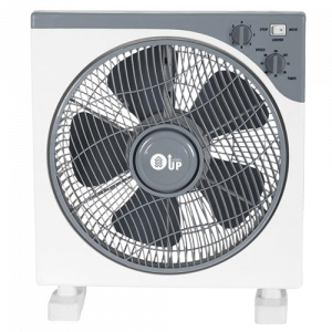 ΑΝΕΜΙΣΤΗΡΑΣ BOX FAN ΤΕΤΡΑΓΩΝΟΣ ΑΣΠΡΟ-ΓΚΡΙ Φ37 45W