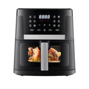 ΦΡΙΤΕΖΑ ΑΕΡΟΣ PRAF-40423 PRIMO DIGITAL 7.5L 1800W ΜΕ ΠΑΡΑΘΥΡΟ ΜΑΥΡΗ/INOX