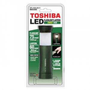 Μπαταρία Toshiba 2-way LED Torch 75Lm Green  -  TOSHIBA 2-way LED Light KFL-403L(G) C BP