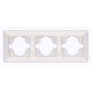 ΠΛΑΙΣΙΟ 3 ΘΕΣΕΩΝ ΛΕΥΚΟ ΟΡΙΖΟΝΤΙΟ