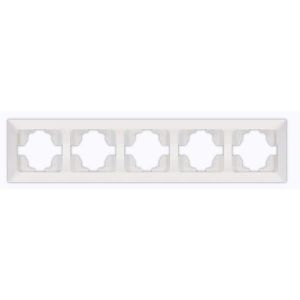 ΠΛΑΙΣΙΟ 5 ΘΕΣΕΩΝ ΛΕΥΚΟ ΟΡΙΖΟΝΤΙΟ