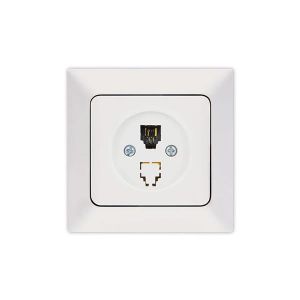 ΠΡΙΖΑ ΤΗΛΕΦΩΝΟΥ MONH RJ 11 ΛΕΥΚΗ