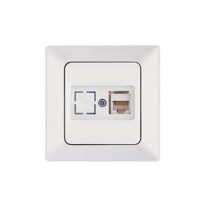 ΠΡΙΖΑ DATA CAT 6 RJ 45 MONH ΛΕΥΚΗ