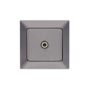 ΠΡΙΖΑ ΤV F CONNECTOR ΓΡΑΦΙΤΗΣ