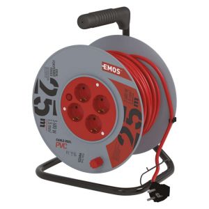 ΜΠΑΛΑΝΤΕΖΑ ΠΛΑΣΤΙΚΗ 25M 4SCHUKO 1,5MM2 PVC