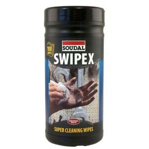 SWIPEX ΥΓΡΑ ΜΑΝΤΗΛΑΚΙΑ ΚΑΘΑΡΙΣΜΟΥ ΓΕΝΙΚΗΣ ΧΡΗΣΗΣ 100ΤΕΜ, SOUDAL