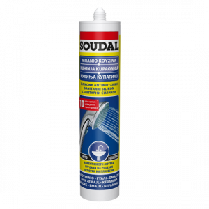 ΣΙΛΙΚΟΝΗ ΑΝΤΙΜΟΥΧΛΙΚΗ ΜΑΥΡΗ 280ML, SOUDAL