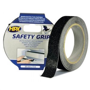 SAFETY GRIP ΑΝΤΙΟΛΙΣΘΗΤΙΚΗ ΤΑΙΝΙΑ ΑΣΦΑΛΕΙΑΣ ΜΑΥΡΗ 25MMX18M
