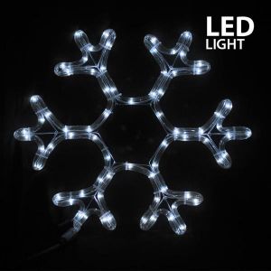 ΧΙΟΝΟΝΙΦΑΔΑ ΛΕΥΚΗ LED ΜΕ 3 Μ. ΦΩΤ/ΝΑ, 38X36 ΕΚ. IP44