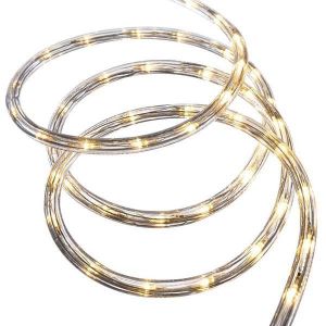 ΦΩΤΟΣΩΛΗΝΑΣ LED ΜΟΝ/ΛΟΣ ΘΕΡΜΟ ΛΕΥΚΟ, 10 Μ. ΜΕ 24 LED ΑΝΑ ΜΕΤΡΟ, 