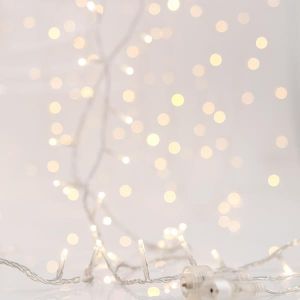 ΚΟΥΡΤΙΝΑ, 480 LED 3MM, 31V ΜΕΤΑΣΧΗΜΑΤΙΣΤΗ, 4 ΕΠΕΚΤΑΣΕΙΣ ΩΣ 3 ΣΕΤ, ΔΙΑΦΑΝΟ PVC ΚΑΛΩΔΙΟ, ΘΕΡΜΟ ΛΕΥΚΟ LED, (300 X 300CM, 20 LINES X