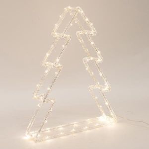 ΑΚΡΥΛΙΚΟ ΔΕΝΤΡΟ, 3,5V ΜΕΤΑΣΧΗΜΑΤΙΣΤΗ, 70 ΘΕΡΜΑ ΛΕΥΚΑ LED, ΠΡΟΕΚΤΑΣΗ ΠΑΡΟΧΗΣ 5M, 21X6,5X31CM, IP44