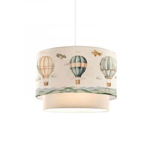 Παιδικό φωτιστικό οροφής Balon pakoworld σε κρέμα απόχρωση Φ30x20εκ
