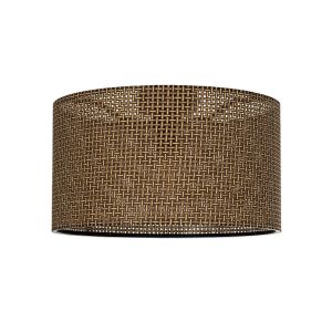 CILIO Μοντέρνο Φωτιστικό Οροφής με Ντουί 1 x E27 AC 220-240V IP20 - Καφέ - Μ38 x Π38 x Υ23cm