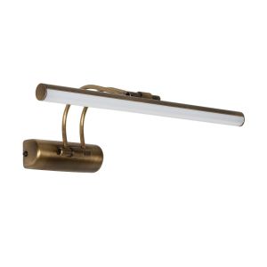 REFINE Μοντέρνο Φωτιστικό Τοίχου - Απλίκα Καθρέπτη Μπάνιου LED 7W 640lm 120° AC 220-240V IP44 Θερμό Λευκό 2700K - Lumileds SMD Chip - Μπρούτζινο - Μ35 x Π21 x Υ12cm - 2 Χρόνια Εγγύηση